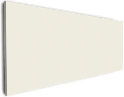 Produktbild von Wallario Premium Leinwandbild Beige in Größe 80 x 200 cm