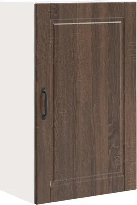 Image de Armoire murale vidaXL PORTO, aspect chêne brun, 50 x 31 x 80 cm