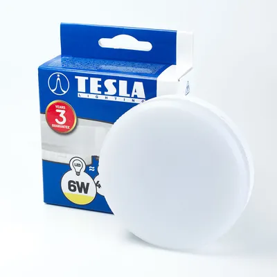 Obrázek produktu pro Tesla - LED žárovka, GX53, 6W, 230V, 480lm, 25 000h, 3000K teplá bílá, 180st