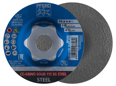 Produktbild von PFERD 64185115, 11,5 cm, 2,22 cm, 13300 RPM, 10 Stück(e)