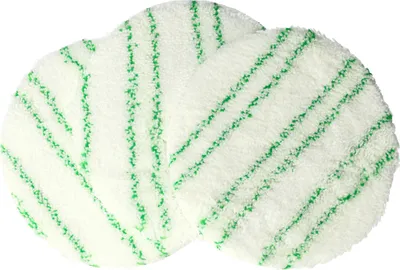 Produktbild von vhbw 3x Polierpad kompatibel mit Kärcher FP 303 Saugbohner - Polierscheiben-Set für Laminat Grün Weiß