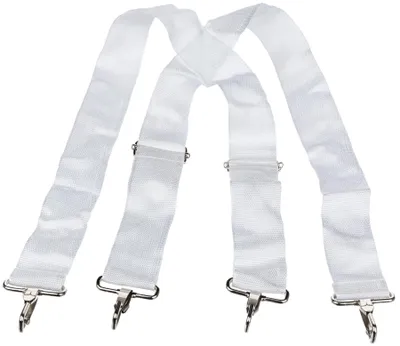 Image de NRG F-25 Sangles pour batterie, blanc