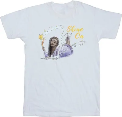 Produktbild von Wish - "Shine On" T-Shirt für Mädchen, Baumwolle BI56334 (152-158) (Weiß)