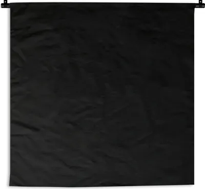 Produktbild von MuchoWow® Wandteppich Wandbehang Schwarz - Muster - Design 120x120 cm Tapisserie Dekoration Wandtuch - Modern - Baumwollgewebe