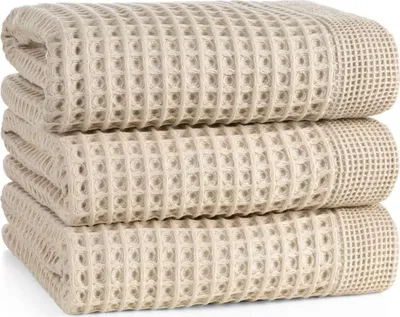 Produktbild von Badetuch 70 X 140 , Beige, Weiche, Absorbierende Baumwolle, Leicht