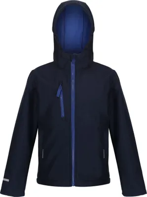 Obrázok produktu pre Regatta Professional - 3-vrstvová softshellová bunda pre deti RG9349 (140) (námornícka/kráľovská modrá)
