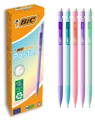 Image de BIC Matic Pastel crayon mécanique 0,7 mm HB 12 pièce(s)