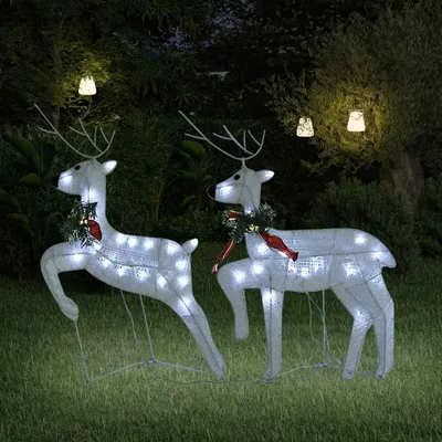 Immagine prodotto di vidaXL LED renna 2 pz. Bianco 40 LED