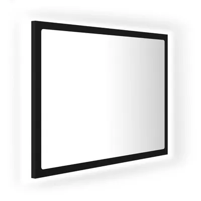 Obrázok produktu pre vidaXL LED kúpeľňové zrkadlo čierne 60x8,5x37 cm akrylové