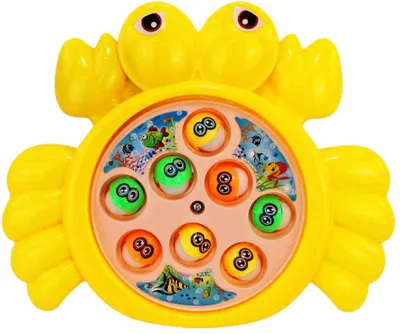 Produktbild von Angelspiel 90er für Kinder gelb - ca. 21 cm