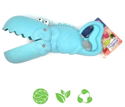 Produktbild von Woopie Grüne Krokodil-Schaufel für Sand und Wasser – Blau – Biologisch abbaubares Material