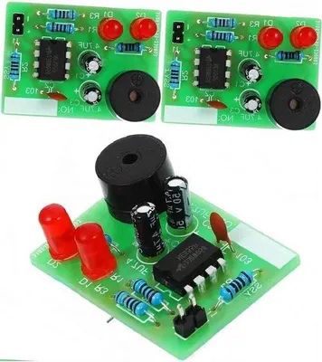 Productafbeelding van Printplaat Solderen Kit - Elektronica Oefenbord - Soldeervaardigheden Leren - Zelf Montage - 36 x 26 x 2 cm - Groen