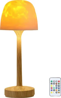 Produktbild von Nachttischlampen, Tischlampe mit 16 Farben, 3600mAh Akku, Fernbedienung & Touch, USB-Laden, für Außen/Innen