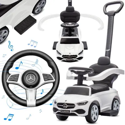 Produktbild von Mercedes C-Klasse Babywalker mit Schieber und Fußstütze, weiß, Sun Baby