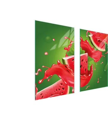Obrázok produktu pre Kryt varnej dosky 2 kusy 75x52 Keramický kryt varnej dosky sklenená doska na krájanie melónová zelená