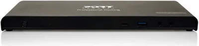 Image de Port Designs 901904-EU laptop dock/port replicator USB 3.2 Gen 1 (3.1 Gen 1) Type-C Black