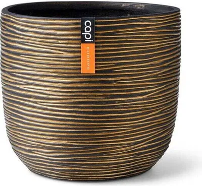 Produktbild von Capi Europe Topf kugel Rib Gold - 17x15 - Gold