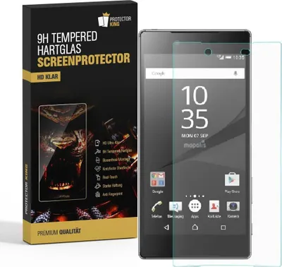 Produktbild von 2x 9H Hartglas für Sony Xperia Z5 Panzerfolie Displayschutz Schutzglas HD KLAR Panzerglas Schutzfolie Displayglas Glasfolie