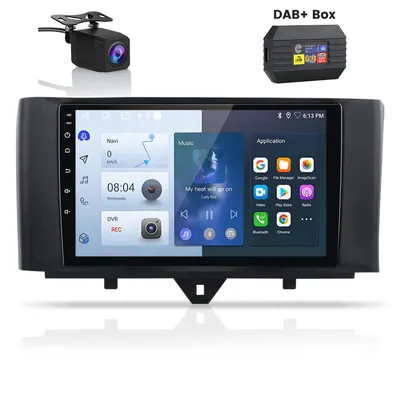 Immagine prodotto di 4-kern Android13 1+32G carplay android autoFür Mercedes benz Smart Fortwo 451 Autoradio GPS Navi Sat WIFI telecamera DAB+