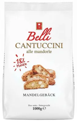 Immagine prodotto di Prato Belli Cantuccini Biscotti toscani alle mandorle, sfusi 1000g