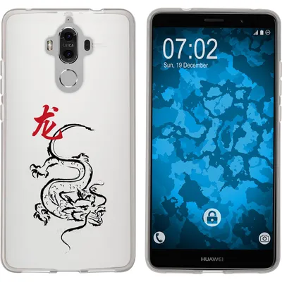 Produktbild von PhoneNatic Case kompatibel mit Huawei Mate 9 Silikon-Hülle Tierkreis Chinesisch M5