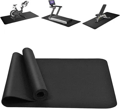 Obrázek produktu pro Podložka na jógu, podložka na ochranu podlahy, fitness vybavení, fitness podložka s popruhem a taškou, vhodná pro pilates, cvičení, sportovní zařízení, domácí posilovnu, rozměry: 60 x 120 cm, 60 x 180 cm, 75 x 180 cm