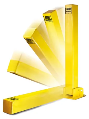 Image de Poteau de signalisation pliable MP9737, à fixer avec des boulons