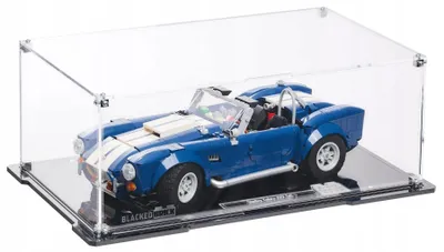 Produktbild von Blacked Brick Vitrine für LEGO® 10357 ICONS – Shelby Cobra 427 S/C