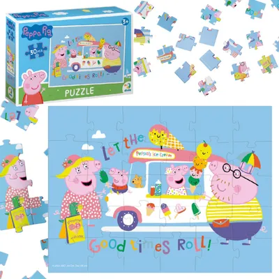 Obrázok produktu pre Puzzle Prasátko Peppa Zmrzlina