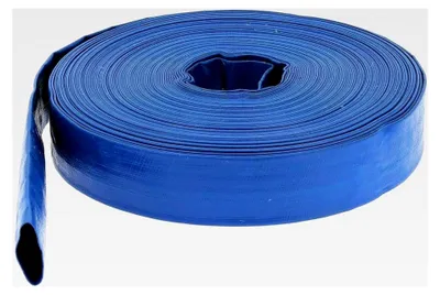 Produktbild von Flachschlauch PVC - Betriebsdruck 2 bar - blau - Innendurchmesser 25 mm (1 Zoll) - Länge 50 m