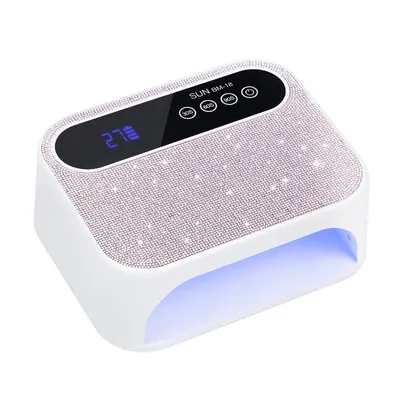 Produktbild von UV-Nagellampe,UV-Gel-Nagellicht,Strass-Diamant-UV-Licht, professioneller,schnell aushärtender Nageltrockner mit 3 Timern,Touch-Steuerung