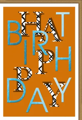 Produktbild von Geburtstag - Glückwunschkarte im Format 11,5 x 17 cm - Happy Birthday,