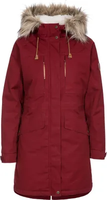 Produktbild von Trespass Damen Parka Faithful wasserfest, mit Kapuze TP4818 (M) (Weinrot)