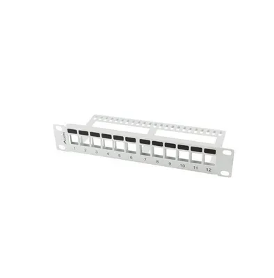 Produktbild von Lanberg PPKS-9112-S - 1U - Grau - Metall - 254 mm - 99,3 mm - 44,5 mm