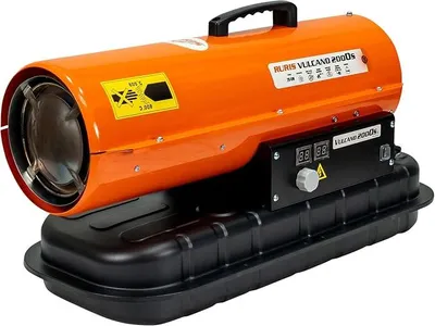 Image de Chauffage diesel VULCANO 2000S, 20 kW, 68 240 BTU, thermostat numérique, réservoir de 12 litres, chauffage industriel et pour ateliers, débit d'air de 550 m³/h