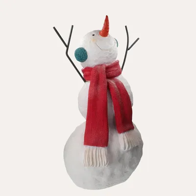Immagine prodotto di KEYHOMESTORE | Statua Pupazzo di Neve in Resina 54×37×H.89 cm