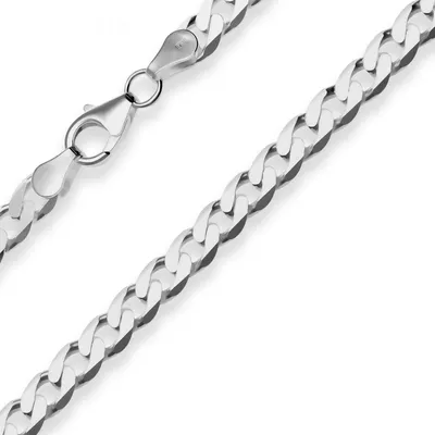 Produktbild von 5,3mm Armband Panzerkette Armschmuck aus 925 Silber rhodiniert 21cm