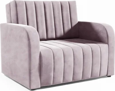 Produktbild von LIKMA 2 Sitzer Sofa mit Schlaffunktion Otto 135 x 90 x 100 cm Velvet Schlafcouch - Moderne Wohnzimmer Couch - Sofa mit Bettfunktion - Schlafsofa Farbe: Schmutziges Rosa, Stoff: Jasmine 61
