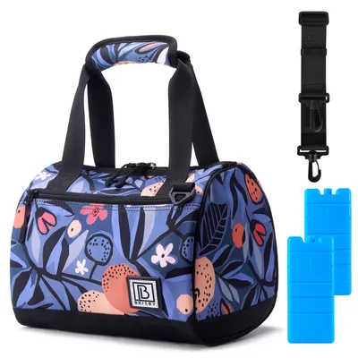 Produktbild von Brisby 4-lagige isolierte Kühltasche - Lunchtasche 10 Liter - Valencia Muster