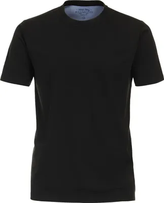 Produktbild von REDMOND Casual Herren T-Shirt Rundhals Regular-Fit Jersey Schwarz L