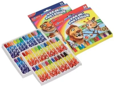 Image de Crayons de couleur pastel 24 couleurs