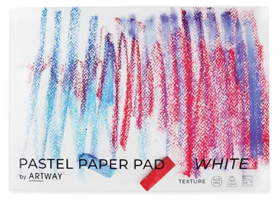 Produktbild von Artway A4 Pastellpapierblock, ideal für weiche Pastellkreiden, Ölpastelle, Paste