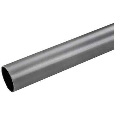 Produktbild von Fiap 2496, Abflussrohr, Polyvinylchlorid (PVC), Grau, 1 m, 6,3 cm, 3 mm