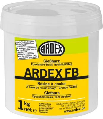 Produktbild von ARDEX FB Gießharz Epoxidharz hochfließfähig für Rissverfüllung 1kg Dose