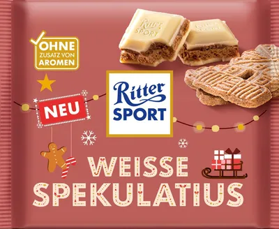 Produktbild von Ritter Sport weiße Spekulatius 100g