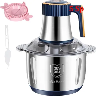 Obrázok produktu pre Elektrický mlynček na mäso, objem 5 l, príkon 300 W, 5 l, modrý, EÚ