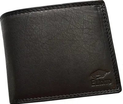 Produktbild von flevado ELtorro Herren Geldbörse Brieftasche mit RFID/NFC Schutz Doppelnaht und viel Stauraum schwarz