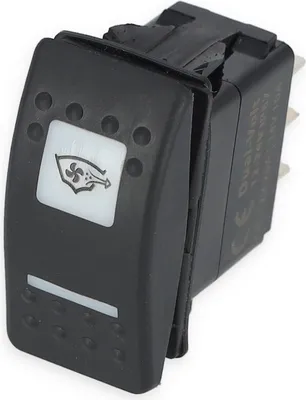 Produktbild von Tastschalter 12 V, ON-OFF-ON, mit verschiedenen Symbolen wählbar, 6 Anschlüsse Symbol: Lüfter