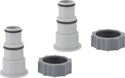 Obrázek produktu pro 2 ks náhradních plastových adaptérů na hadice pro bazénové příslušenství se závitovým připojením pro čerpadla a hadice o průměru 1,5 palce a 1,25 palce