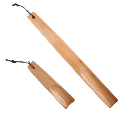 Immagine prodotto di Set di 2 aiutanti per indossare le scarpe, in legno, da 38 cm e 20 cm, adatti a bambini, viaggi, anziani e donne in gravidanza